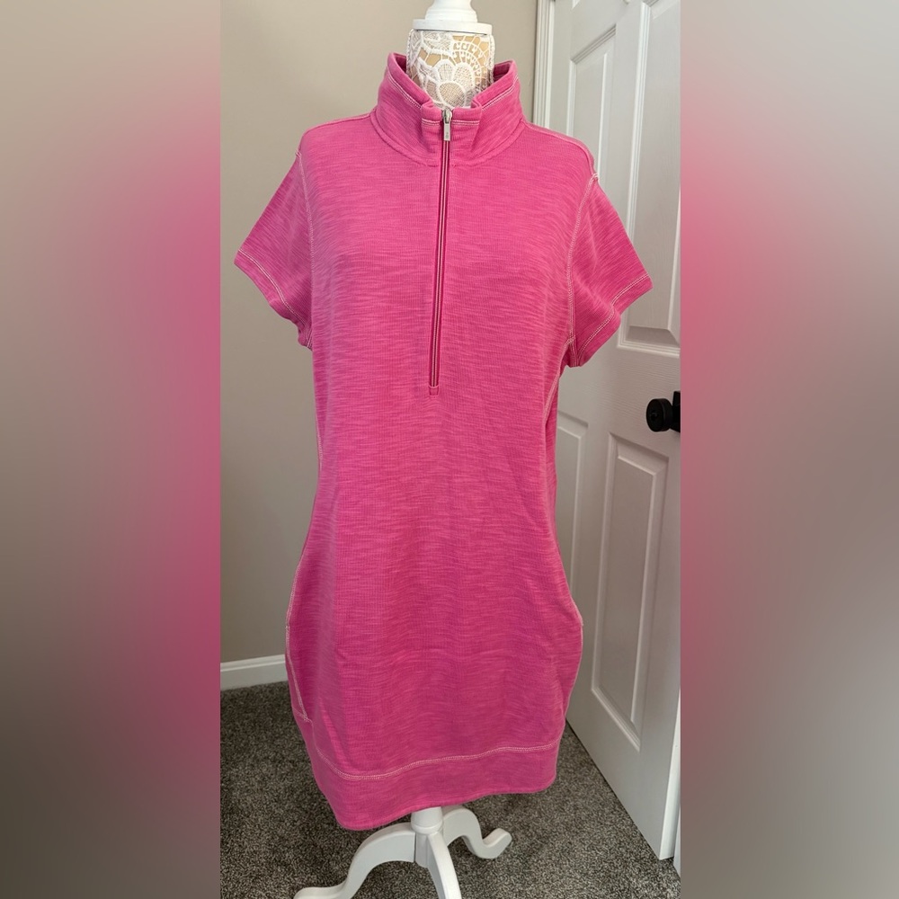 Tommy Bahama Pink after the beach dress or beach cover up